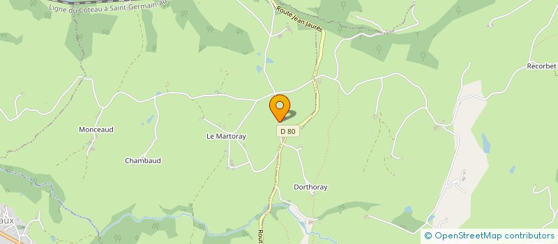 localisation de l'entreprise MONSIEUR ALAIN GOUTTENOIRE à SAINT-SYMPHORIEN-DE-LAY