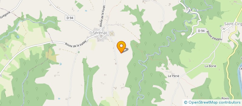 localisation de l'entreprise MONSIEUR ALAIN GOUTY  SERENAC