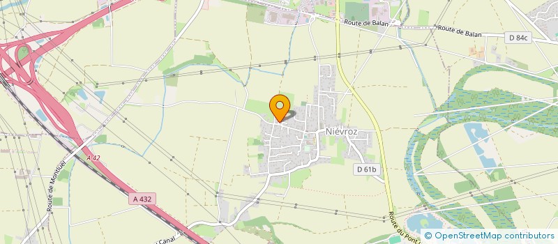 localisation de l'entreprise MONSIEUR ALAIN GOUX  NIEVROZ