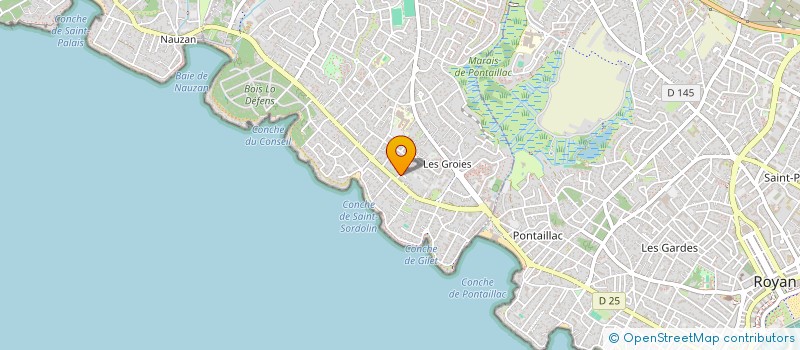 localisation de l'entreprise MONSIEUR ALAIN GRANDGUILLOT  VAUX-SUR-MER