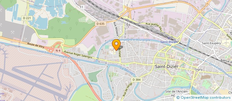 localisation de l'entreprise MONSIEUR ALAIN GRANDI à SAINT-DIZIER