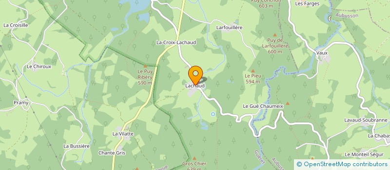 localisation de l'entreprise MONSIEUR ALAIN GRANDJEAN à LE MONTEIL-AU-VICOMTE