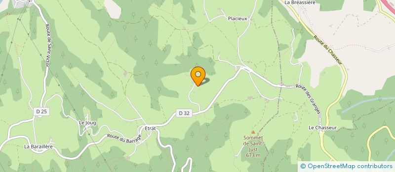 localisation de l'entreprise MONSIEUR ALAIN GRANGE  SAINT-JUST-SAINT-RAMBERT