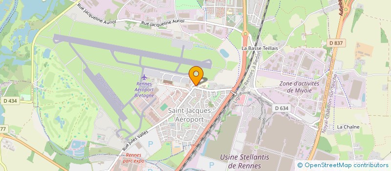 localisation de l'entreprise MONSIEUR ALAIN GRANGER  SAINT-JACQUES-DE-LA-LANDE