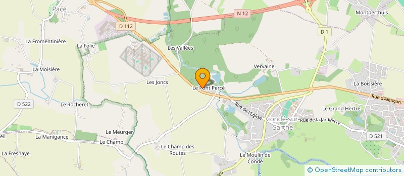 localisation de l'entreprise MONSIEUR ALAIN GRANGER à CONDE-SUR-SARTHE