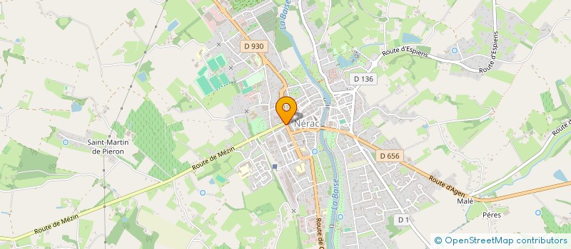 localisation de l'entreprise MONSIEUR ALAIN GRANGES  NERAC