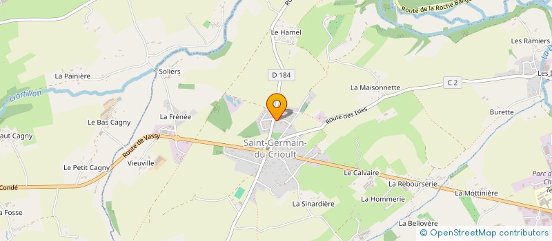 localisation de l'entreprise MONSIEUR ALAIN GRANJON  CONDE-EN-NORMANDIE