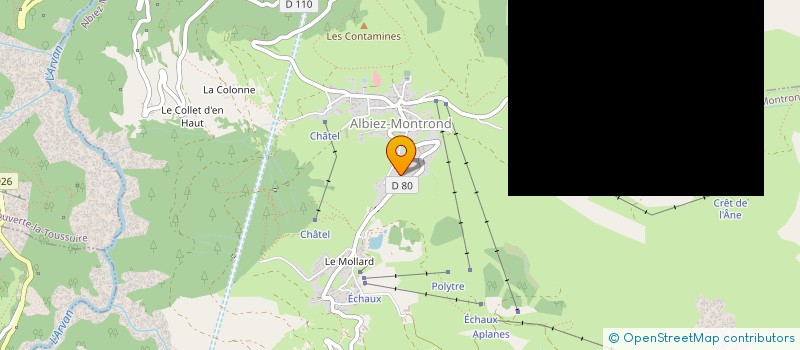 localisation de l'entreprise MONSIEUR ALAIN GRARD  ALBIEZ-MONTROND