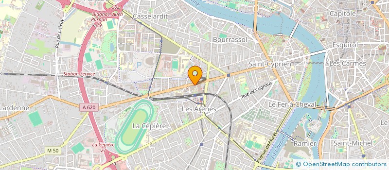 localisation de l'entreprise MONSIEUR ALAIN GRATET à TOULOUSE