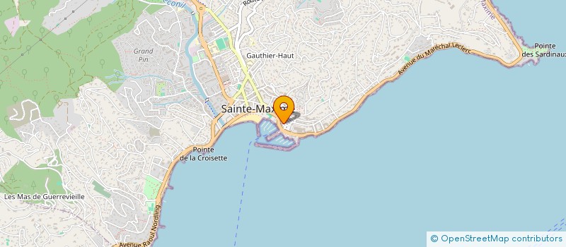 localisation de l'entreprise MONSIEUR ALAIN GRAUGNARD à SAINTE-MAXIME