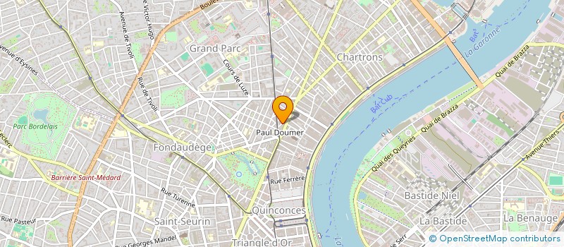 localisation de l'entreprise MONSIEUR ALAIN GRAVELLE  BORDEAUX