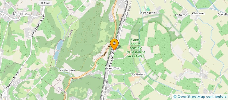 localisation de l'entreprise MONSIEUR ALAIN GREFFE-FONTEYMOND  TULLINS