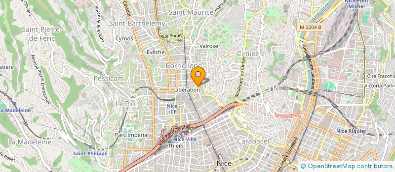localisation de l'entreprise MONSIEUR ALAIN GREMMO à NICE