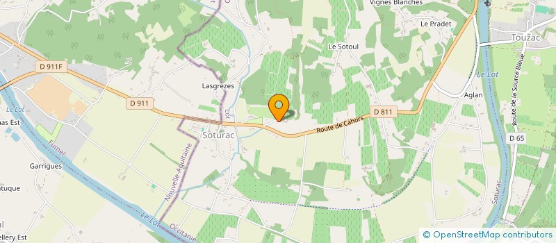 localisation de l'entreprise MONSIEUR ALAIN GRIALOU à MONTCABRIER