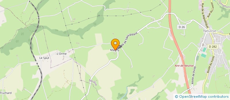 localisation de l'entreprise MONSIEUR ALAIN GRIFFON  NEULISE