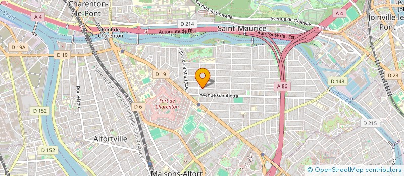 localisation de l'entreprise MONSIEUR ALAIN GRIGOLETTO à MAISONS-ALFORT