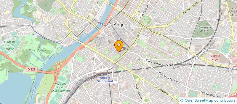 localisation de l'entreprise MONSIEUR ALAIN GROSBOIS à ANGERS