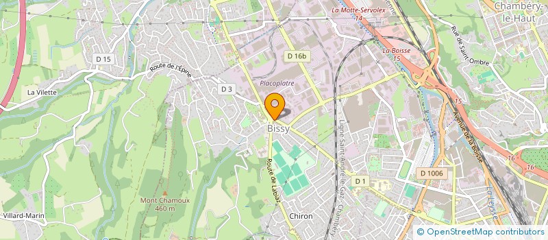 localisation de l'entreprise MONSIEUR ALAIN GROSJEAN  CHAMBERY