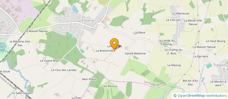 localisation de l'entreprise MONSIEUR ALAIN GROSMAITRE  LAMBALLE-ARMOR