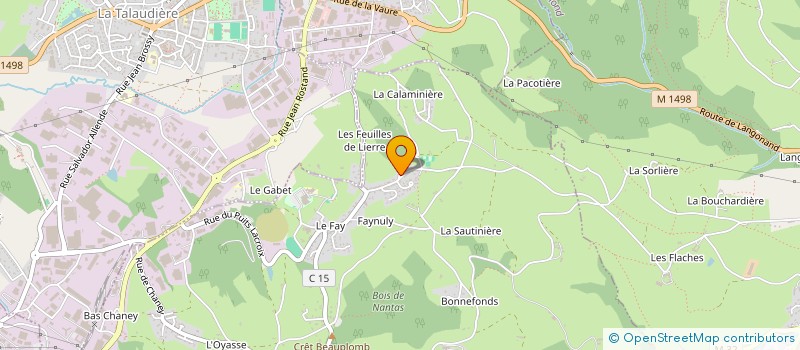 localisation de l'entreprise MONSIEUR ALAIN GROSSEMY  SAINT-JEAN-BONNEFONDS