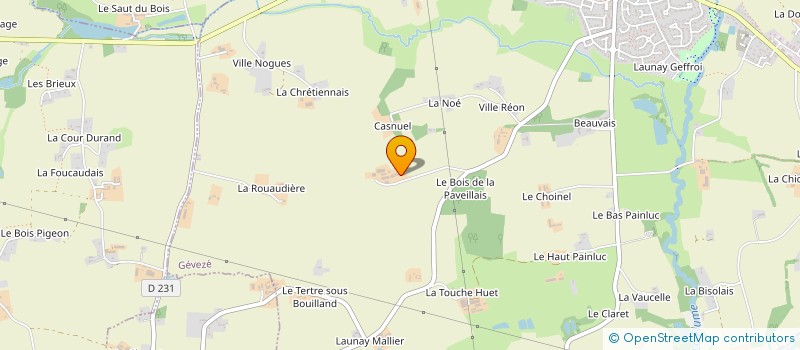 localisation de l'entreprise MONSIEUR ALAIN GROSSET  GEVEZE