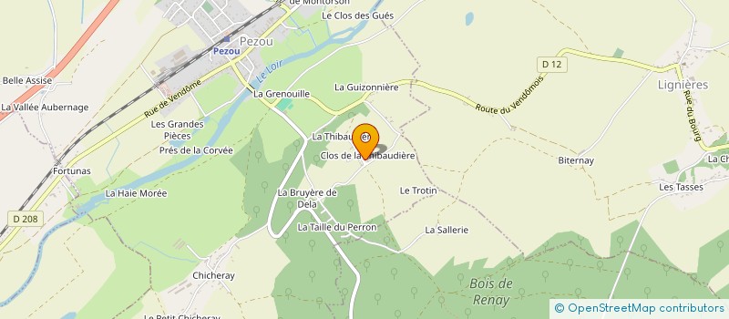 localisation de l'entreprise MONSIEUR ALAIN GROSSIN à PEZOU
