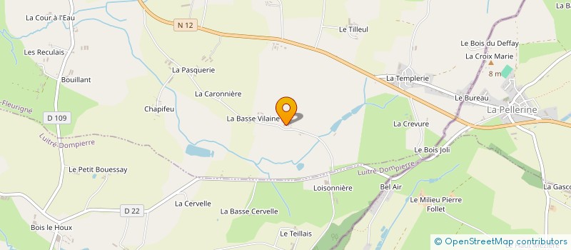 localisation de l'entreprise MONSIEUR ALAIN GROUSSARD à LA CHAPELLE FLEURIGNE