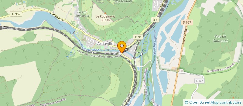 localisation de l'entreprise MONSIEUR ALAIN GRUNENWALD  ARNAVILLE