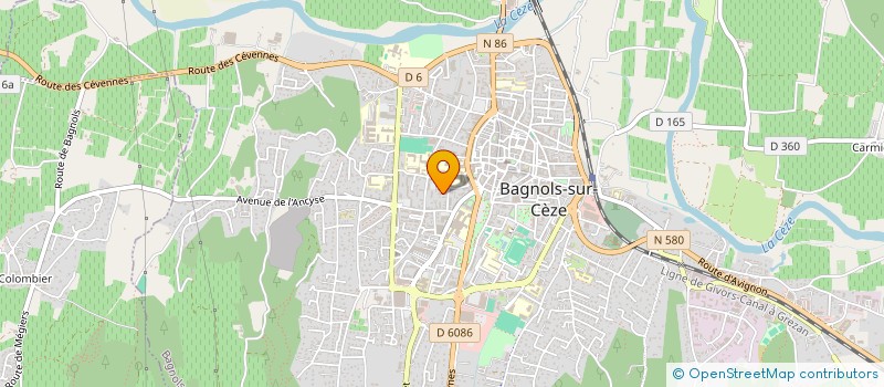localisation de l'entreprise MONSIEUR ALAIN GRUSZECKI à BAGNOLS-SUR-CEZE