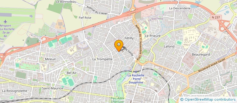 localisation de l'entreprise MONSIEUR ALAIN GRY  LA ROCHELLE