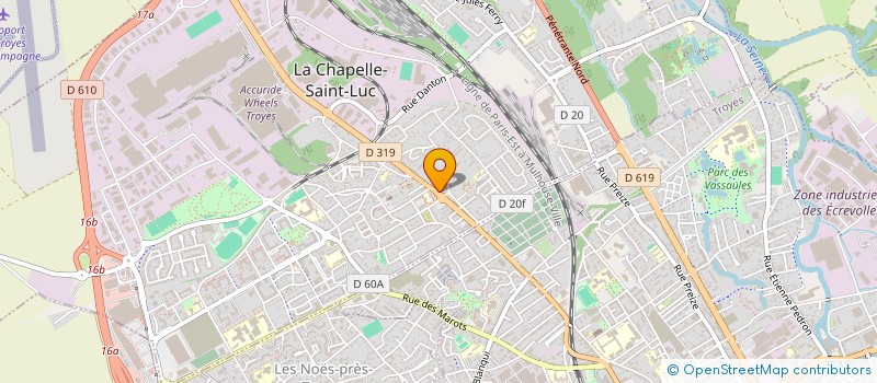 localisation de l'entreprise MONSIEUR ALAIN GSEGNER à LA CHAPELLE-SAINT-LUC