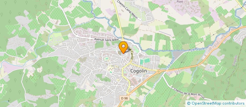 localisation de l'entreprise MONSIEUR ALAIN GUADAGNINI à COGOLIN