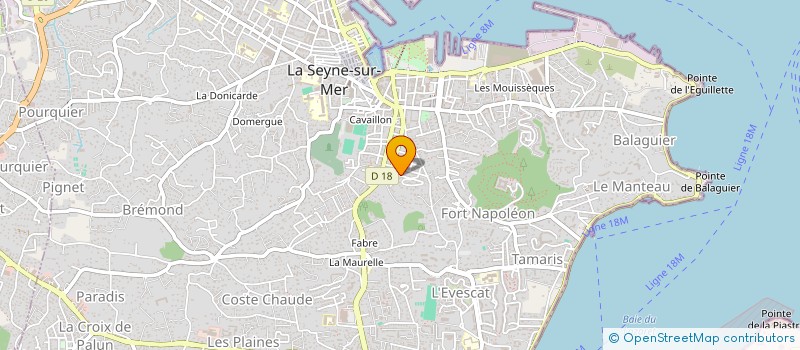 localisation de l'entreprise MONSIEUR ALAIN GUAGNI à LA SEYNE SUR MER