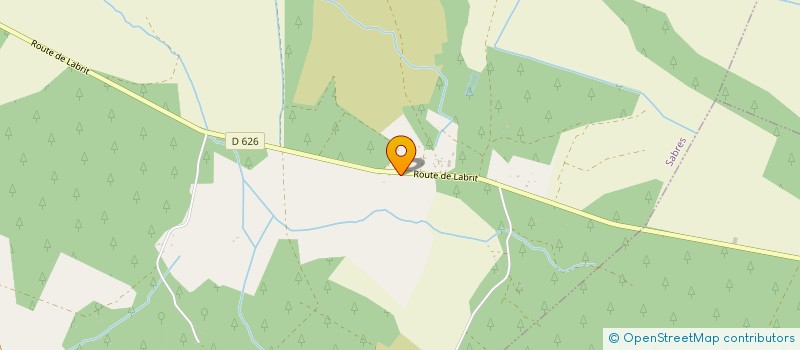 localisation de l'entreprise MONSIEUR ALAIN GUDE  SABRES