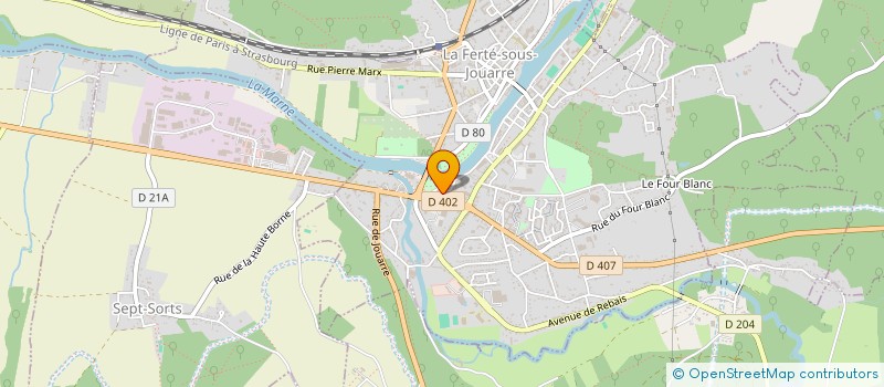 localisation de l'entreprise MONSIEUR ALAIN GUEDJ à LA FERTE-SOUS-JOUARRE