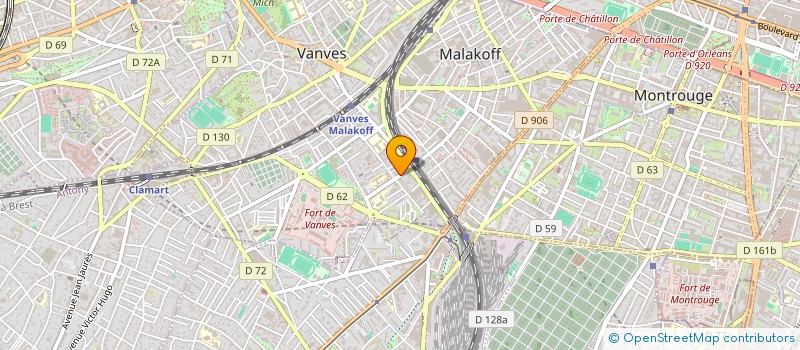 localisation de l'entreprise MONSIEUR ALAIN GUEDON à MALAKOFF
