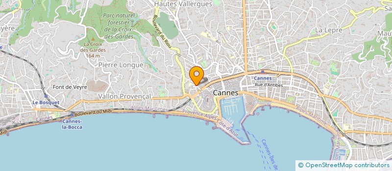 localisation de l'entreprise MONSIEUR ALAIN GUEGUEN à CANNES