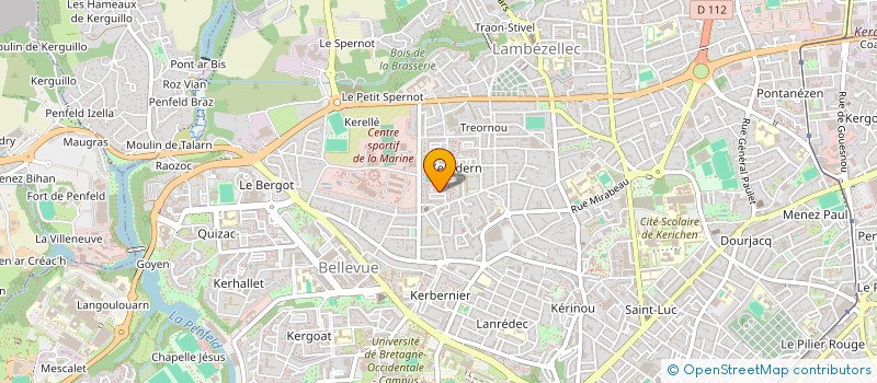 localisation de l'entreprise MONSIEUR ALAIN GUENAF à BREST