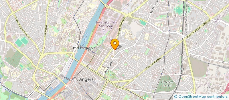 localisation de l'entreprise MONSIEUR ALAIN GUENEAU à ANGERS