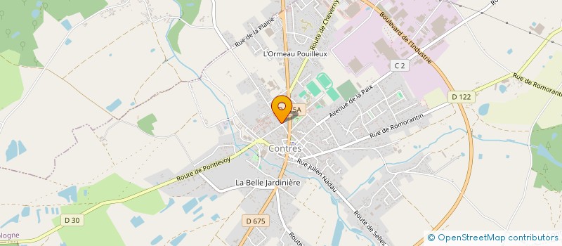 localisation de l'entreprise MONSIEUR ALAIN GUERAULT à LE CONTROIS-EN-SOLOGNE