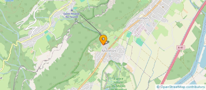 localisation de l'entreprise MONSIEUR ALAIN GUERINET  CROLLES