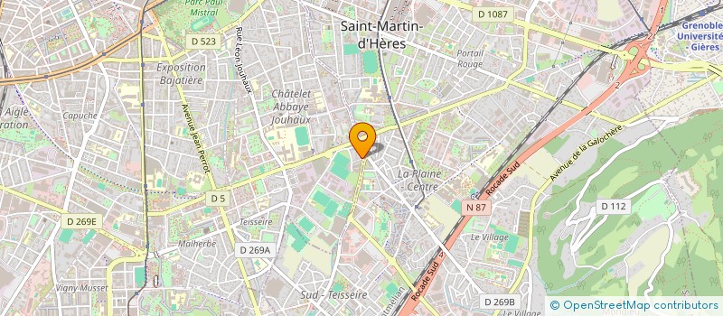 localisation de l'entreprise MONSIEUR ALAIN GUERIPEL  GRENOBLE
