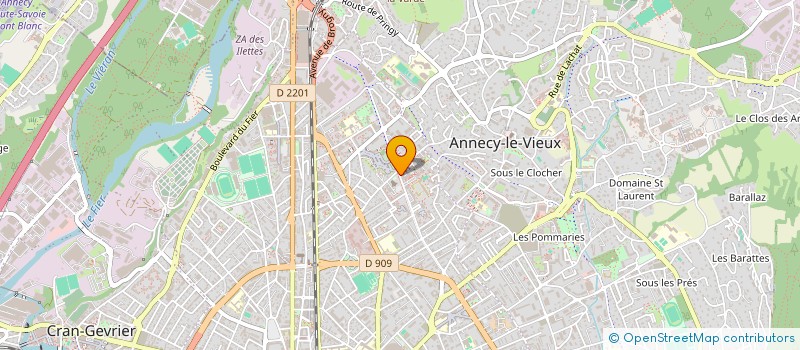 localisation de l'entreprise MONSIEUR ALAIN GUERLACH à ANNECY