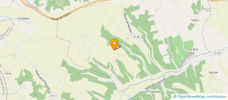 localisation de l'entreprise MONSIEUR ALAIN GUESDON  PORTE-DU-QUERCY