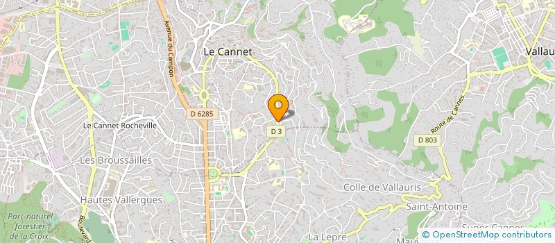 localisation de l'entreprise MONSIEUR ALAIN GUEZ à LE CANNET