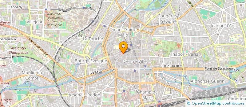 localisation de l'entreprise MONSIEUR ALAIN GUIAVARCH  RENNES