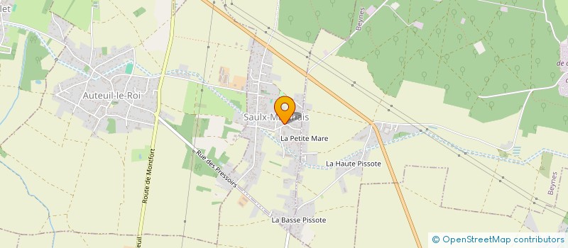 localisation de l'entreprise MONSIEUR ALAIN GUIBERT  SAULX-MARCHAIS