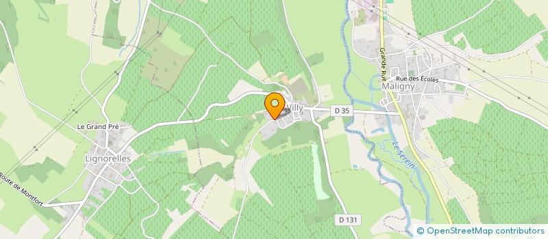 localisation de l'entreprise MONSIEUR ALAIN GUICHARD  VILLY