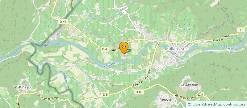 localisation de l'entreprise MONSIEUR ALAIN GUIDICI  SAINT AUBAN SUR L'OUVEZE