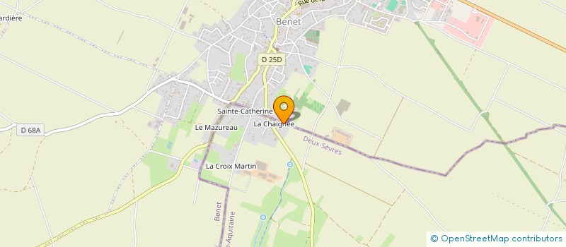 localisation de l'entreprise MONSIEUR ALAIN GUIGNARD  COULON